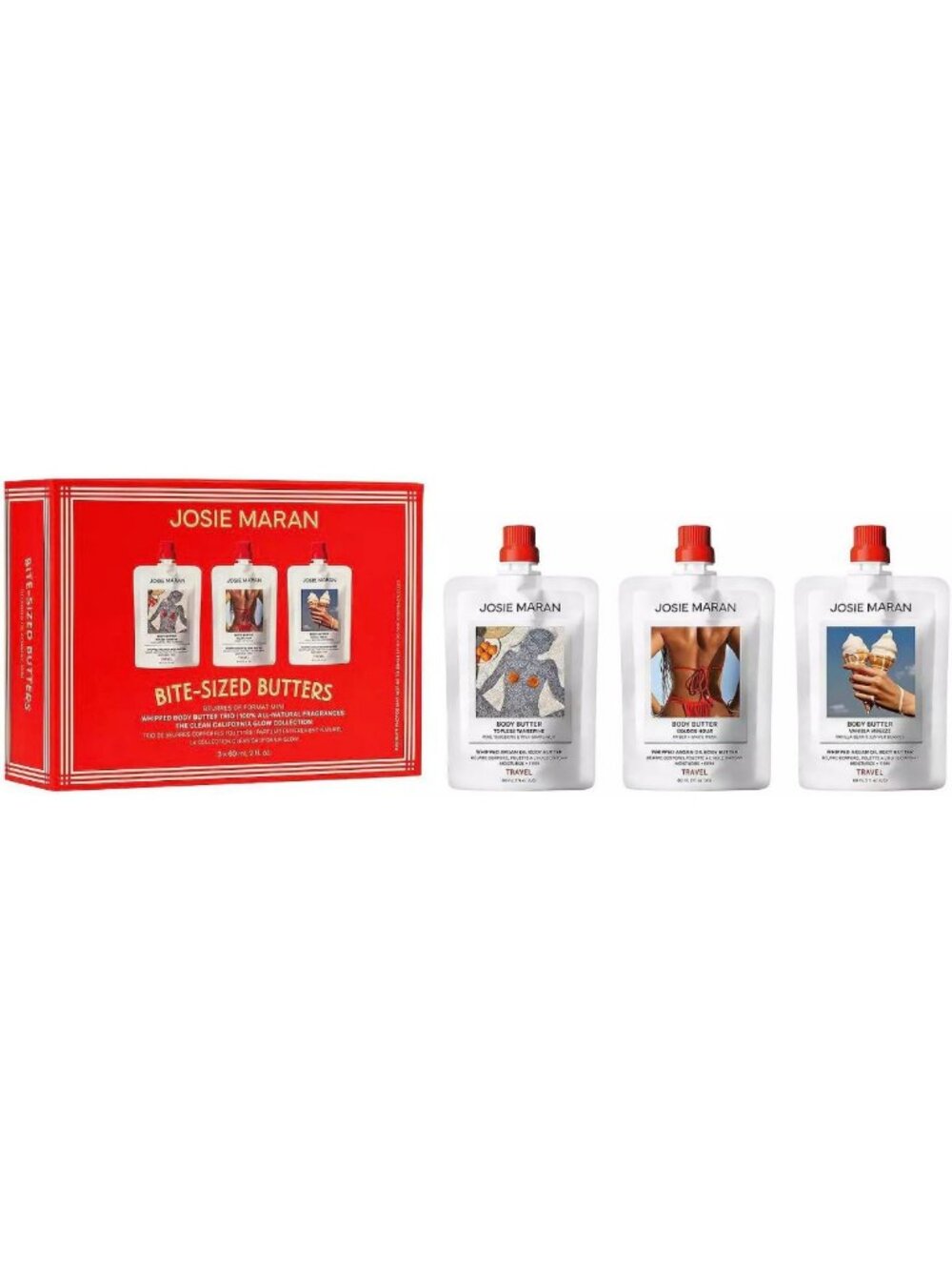 Mini Whipped Body Butter Gift Set - 3-Piece Hydrating Skin Treats